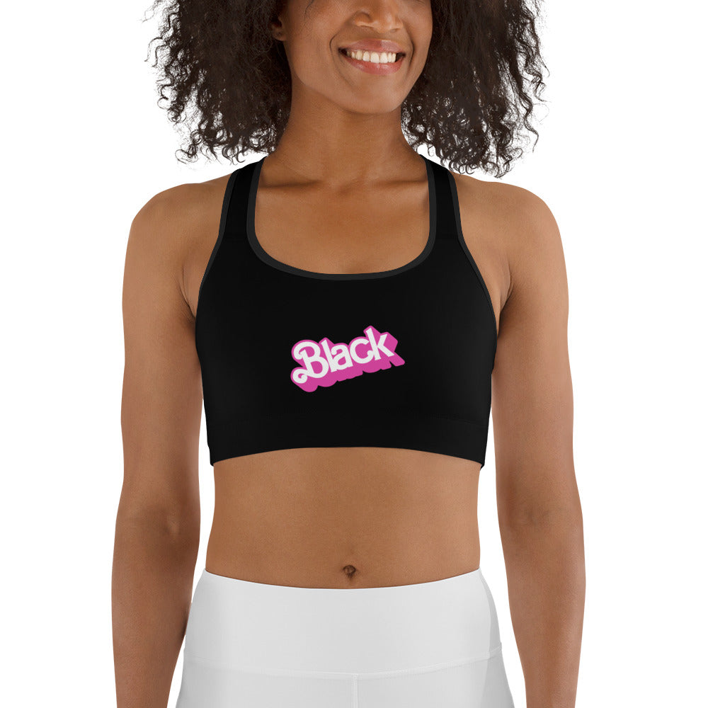 Black Barbie Sports bra