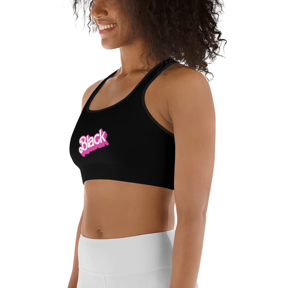 Black Barbie Sports bra