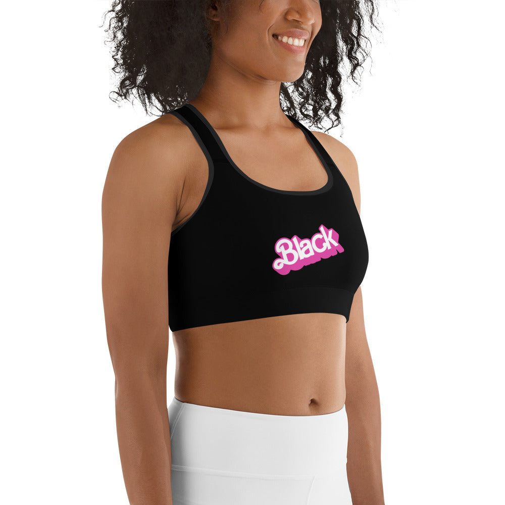 Black Barbie Sports bra