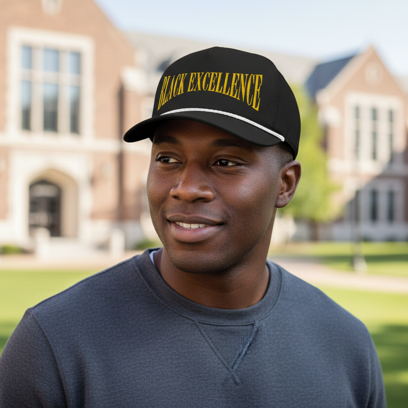 Black Excellence Rope Hat