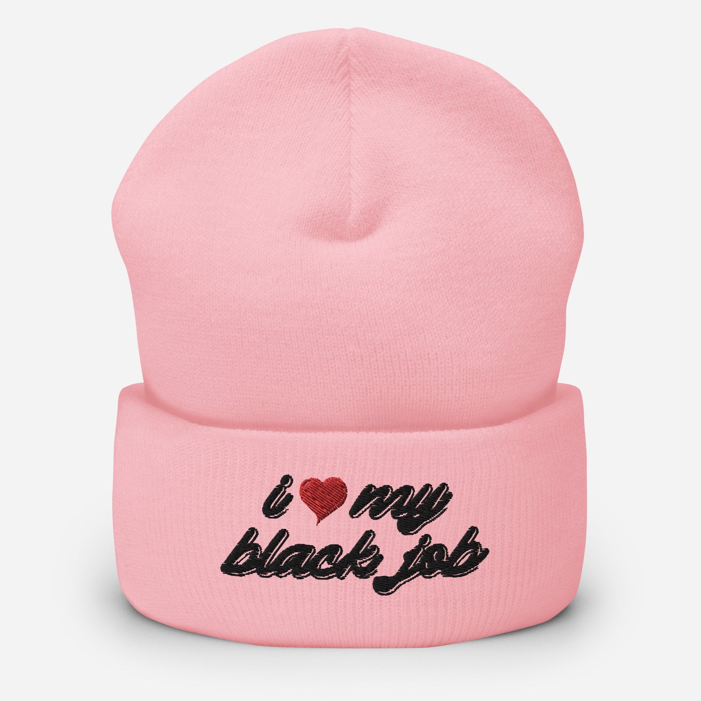 I Love My Black Job Beanie