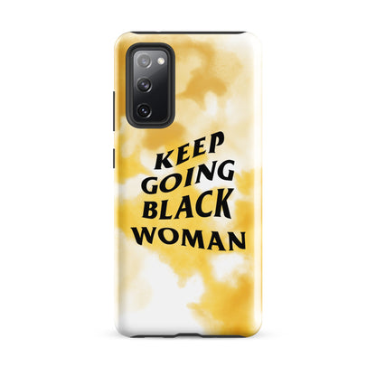 Keep Going Black Woman Tough case for Samsung®