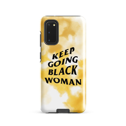 Keep Going Black Woman Tough case for Samsung®