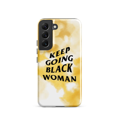 Keep Going Black Woman Tough case for Samsung®