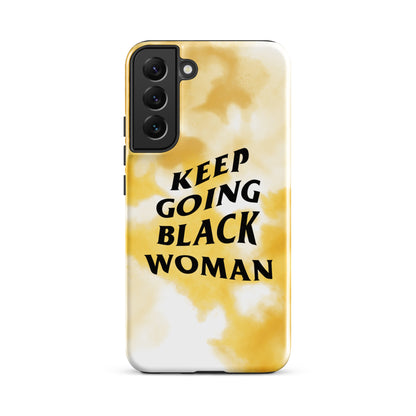 Keep Going Black Woman Tough case for Samsung®