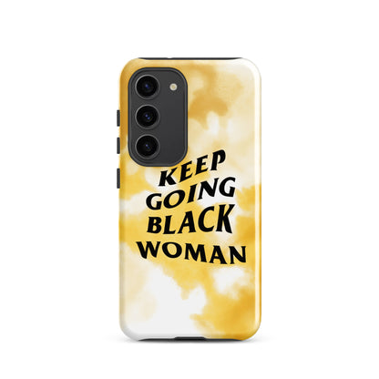 Keep Going Black Woman Tough case for Samsung®