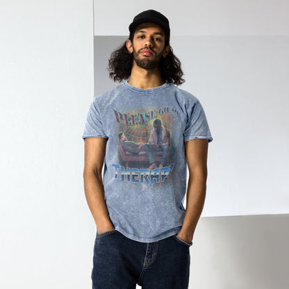 Please Go to Therapy Denim T-Shirt