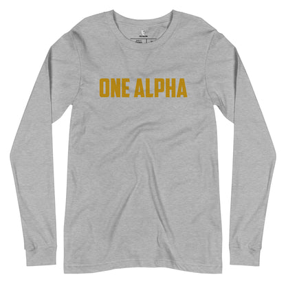 One Alpha Long Sleeve Tee